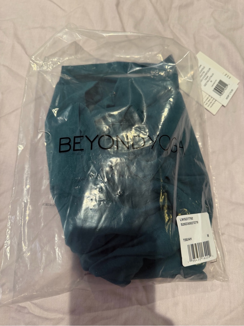 Beyond Yoga Deep Teal Spacedye Pullover, NWT, Size M - Picture 6 of 6